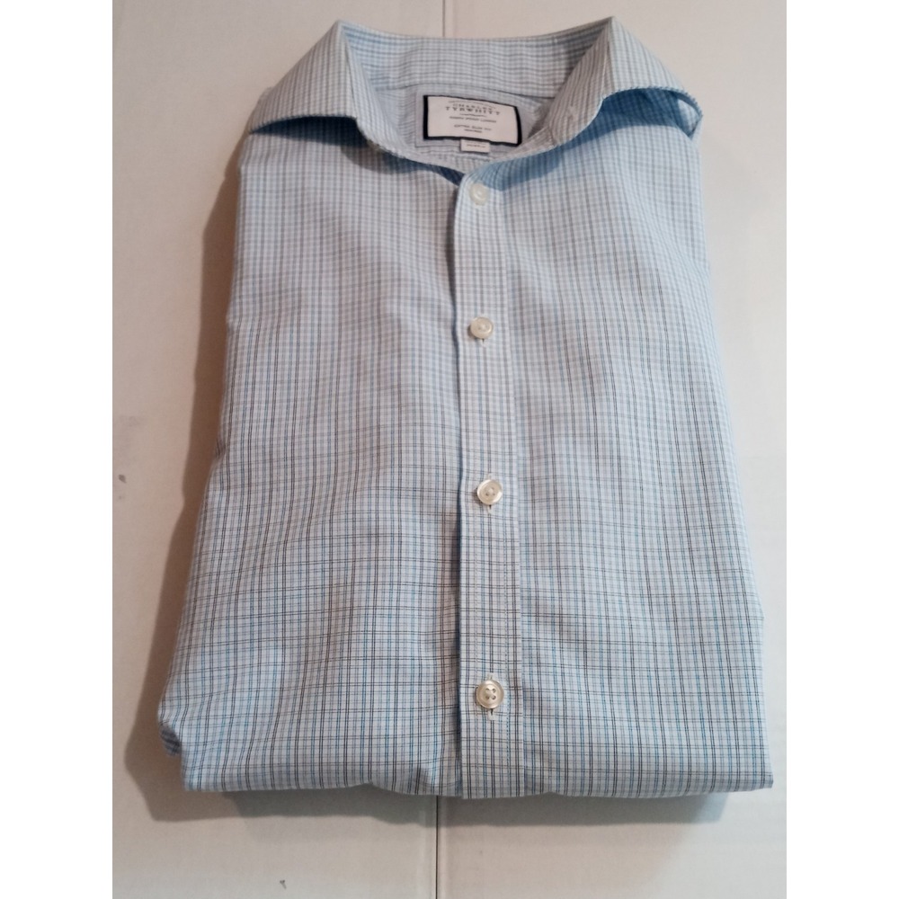 Charles Tyrwhitt Bundle Of 2 Non-Iron Royal Oxford Dress Shirt. Slim 15.5/35 - Picture 13 of 16